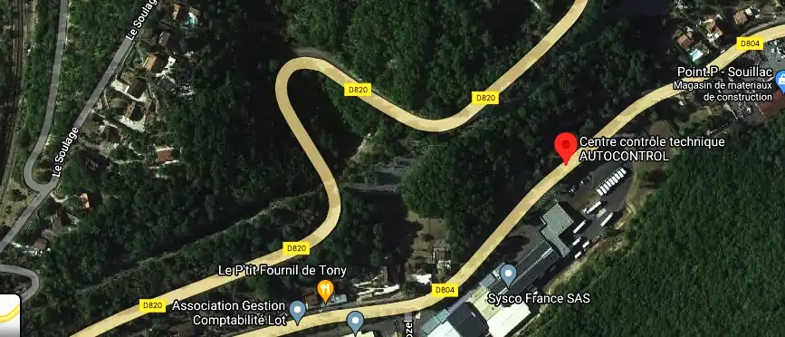 Prix contrôle technique à Souillac