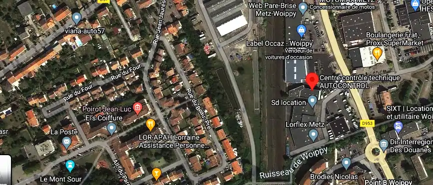 Centre contrôle technique AUTOCONTROL à Woippy