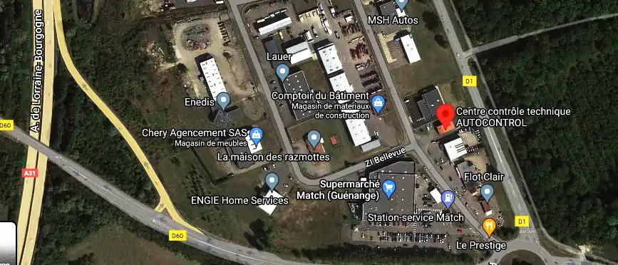 Prix contrôle technique à Guénange