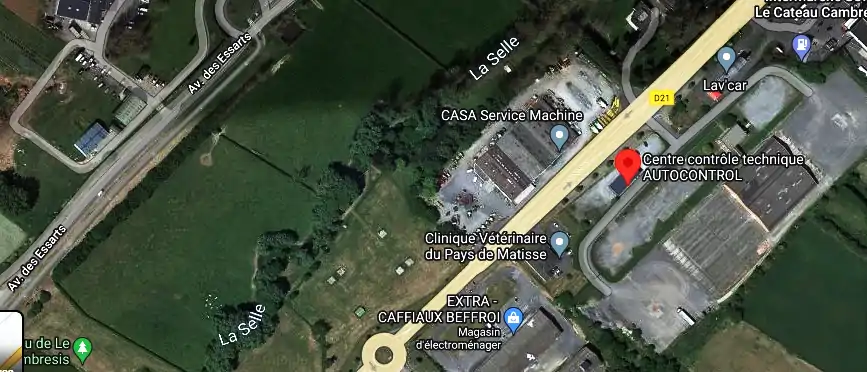 Prix contrôle technique à Le Cateau-Cambrésis