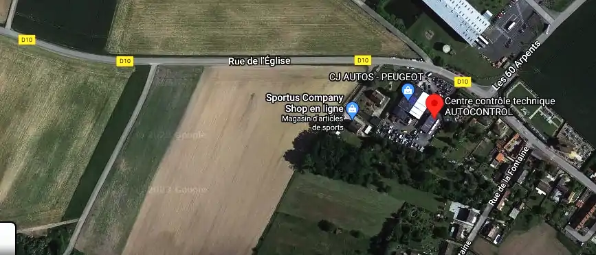 Centre contrôle technique AUTOCONTROL à Saint-Martin-Longueau