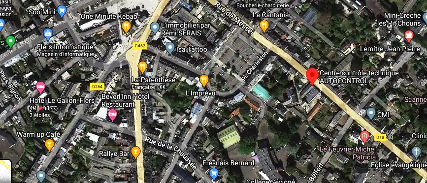 Prix contrôle technique à Flers