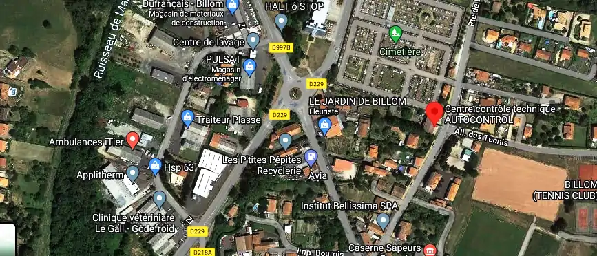 Prix contrôle technique à Billom