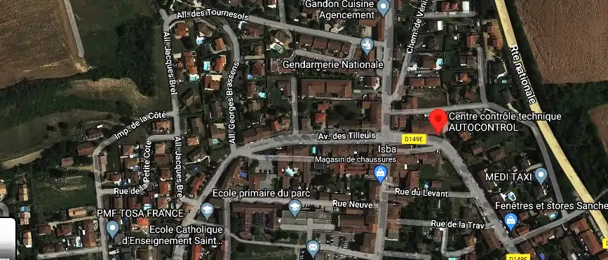 Prix contrôle technique à Saint-Symphorien-d'Ozon