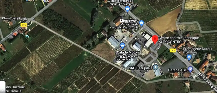 Prix contrôle technique à Blacé