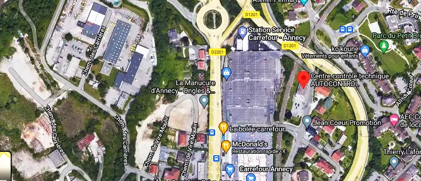 Prix contrôle technique à Annecy