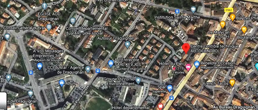 Prix contrôle technique à Draguignan