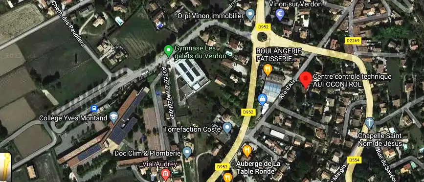 Prix contrôle technique à Vinon-sur-Verdon