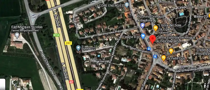 Prix contrôle technique à Courthézon