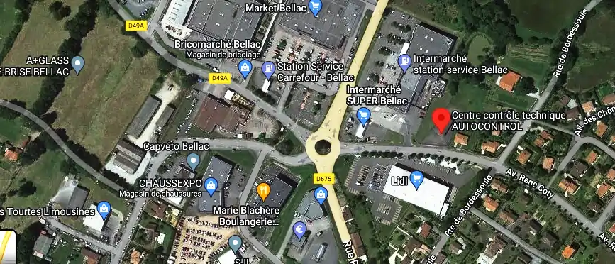 Prix contrôle technique à Bellac