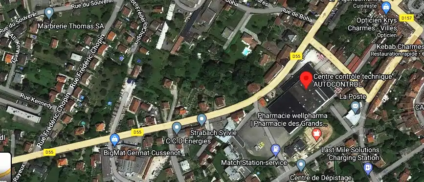 Prix contrôle technique à Charmes