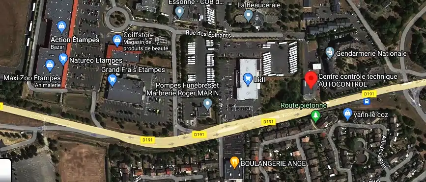 Prix contrôle technique à Étampes