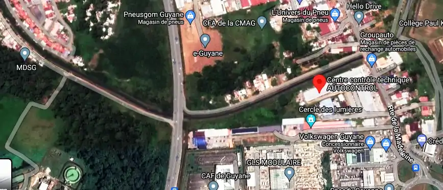 Prix contrôle technique à 668 Rte de la Madeleine, Cayenne 97300, Guyane française
