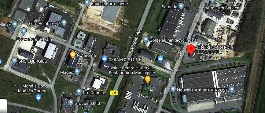 Prix contrôle technique à Joué-lès-Tours