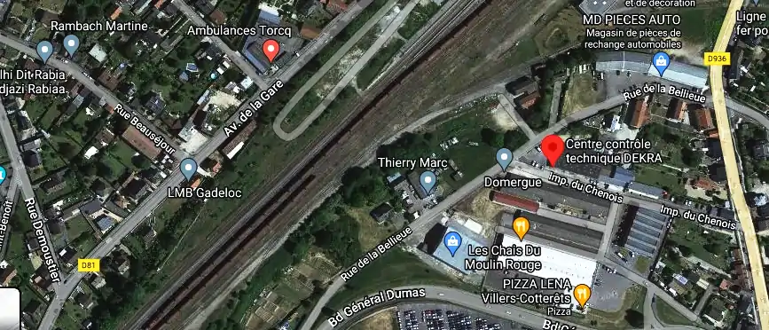 Prix contrôle technique à Villers-Cotterêts