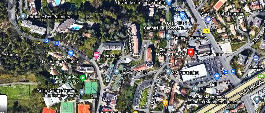 Prix contrôle technique à Le Cannet