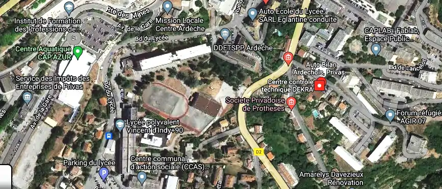 Centre contrôle technique DEKRA à Privas