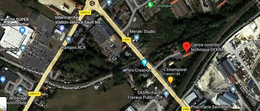 Prix contrôle technique à Sault-lès-Rethel