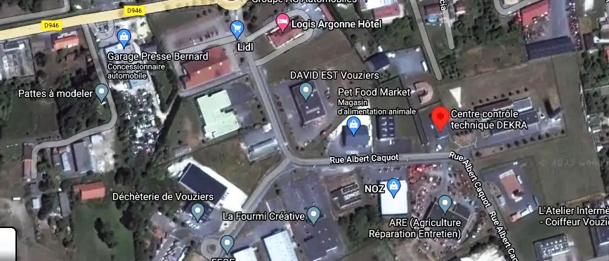 Prix contrôle technique à Vouziers