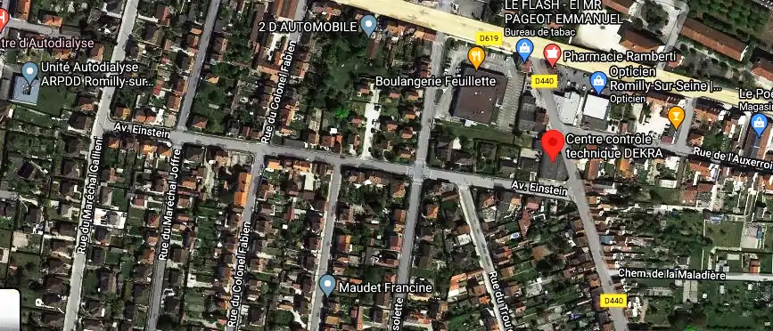 Prix contrôle technique à Romilly-sur-Seine