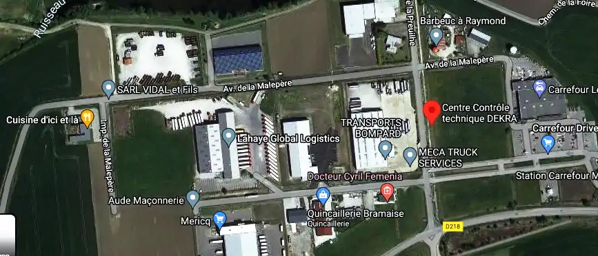 Prix contrôle technique à Bram