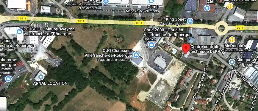 Prix contrôle technique à Villefranche-de-Rouergue