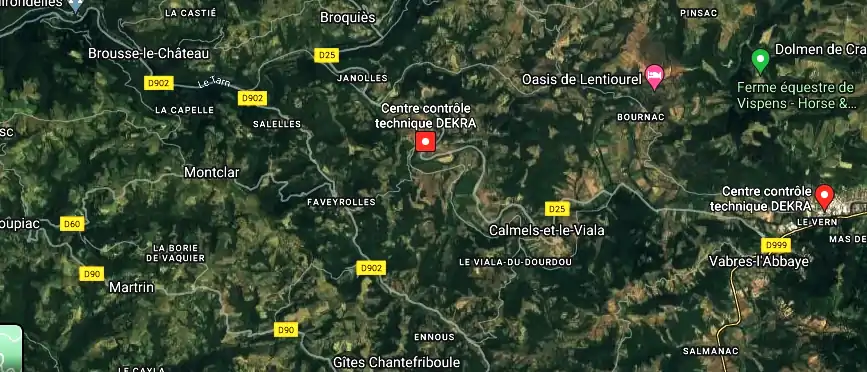 Centre contrôle technique DEKRA à Saint-Izaire