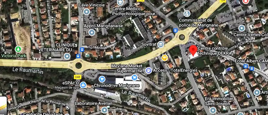 Prix contrôle technique à Marignane