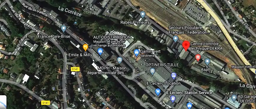 Prix contrôle technique à Tulle