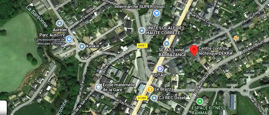 Prix contrôle technique à Ussel