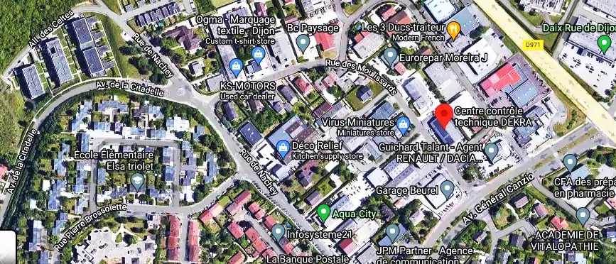 Prix contrôle technique à Talant