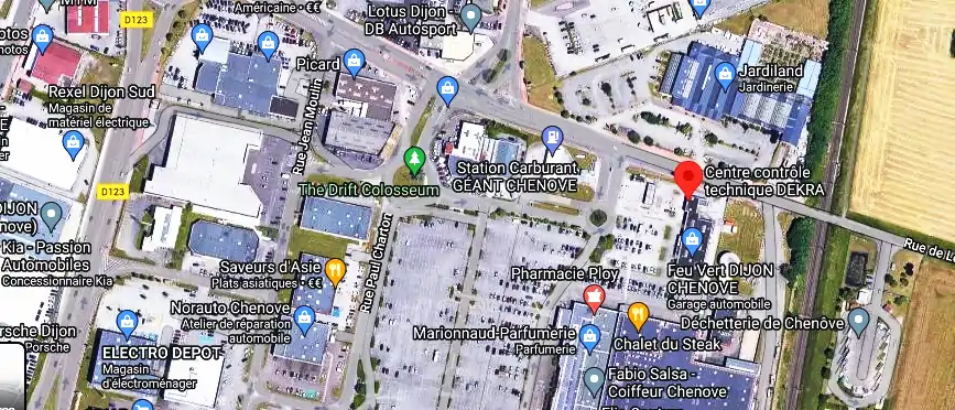 Prix contrôle technique à Chenôve