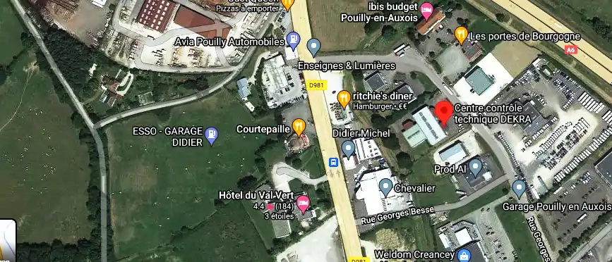 Prix contrôle technique à Créancey