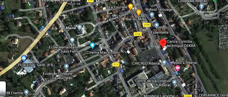 Prix contrôle technique à Ribérac