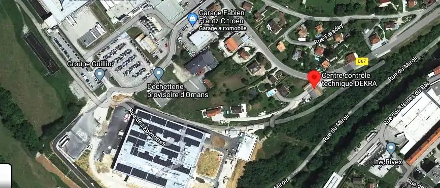 Prix contrôle technique à Ornans