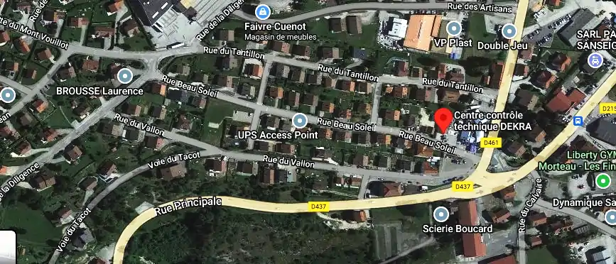 Prix contrôle technique à Les Fins