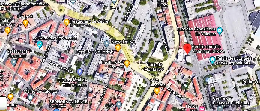 Prix contrôle technique à Valence