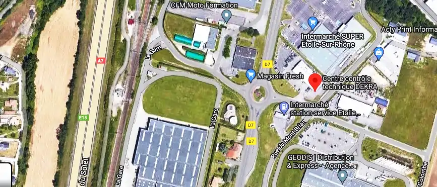 Prix contrôle technique à Étoile-sur-Rhône