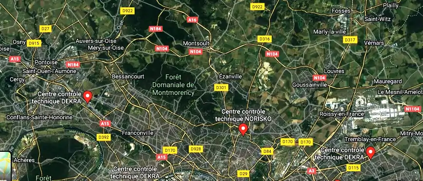 Centre contrôle technique DEKRA à Igoville