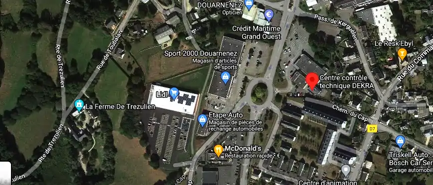 Prix contrôle technique à Douarnenez