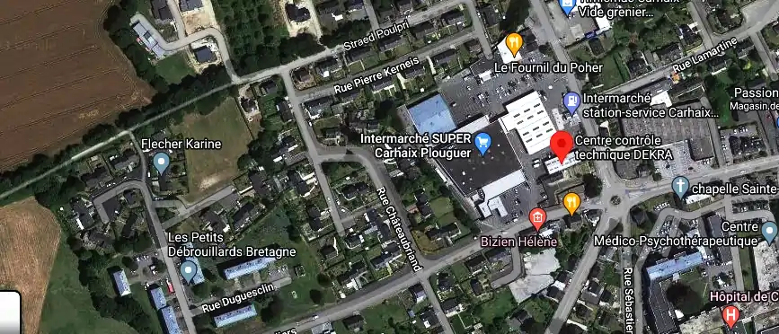 Prix contrôle technique à Carhaix-Plouguer