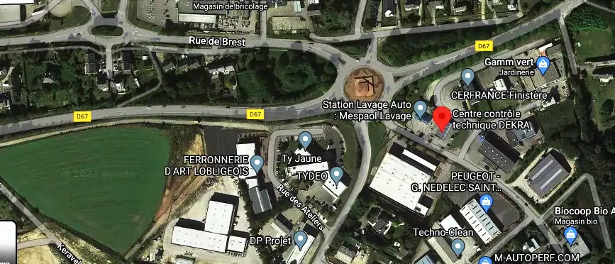 Prix contrôle technique à Saint-Renan