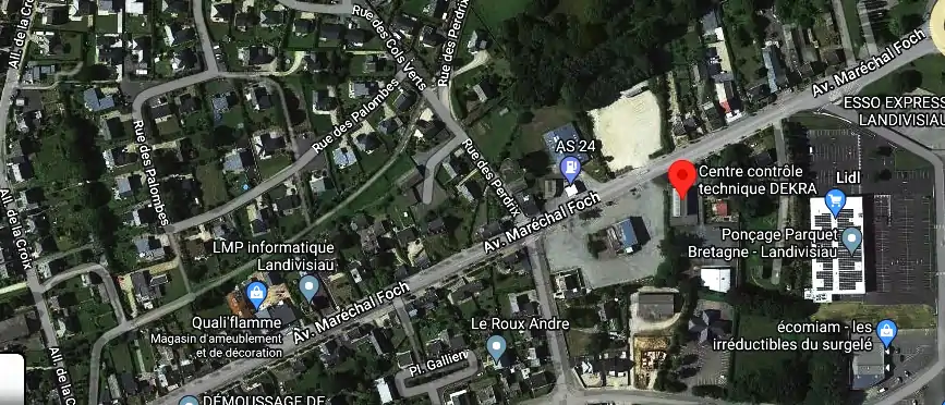 Prix contrôle technique à Landivisiau
