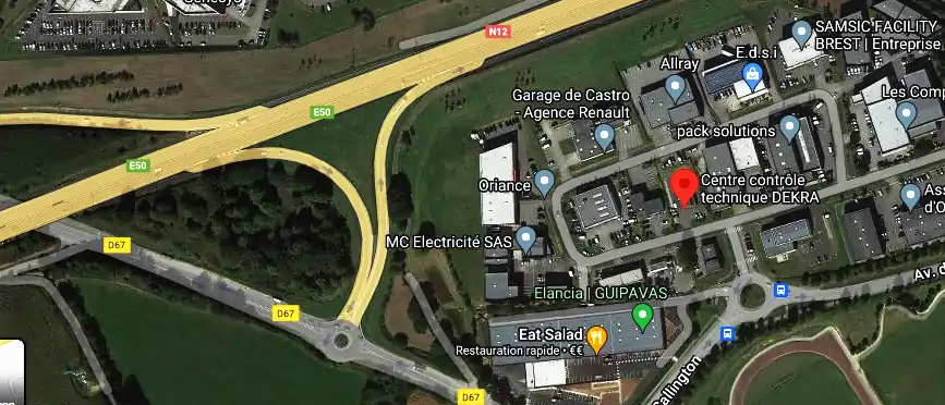 Prix contrôle technique à Guipavas