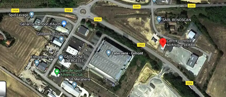 Prix contrôle technique à Gimont