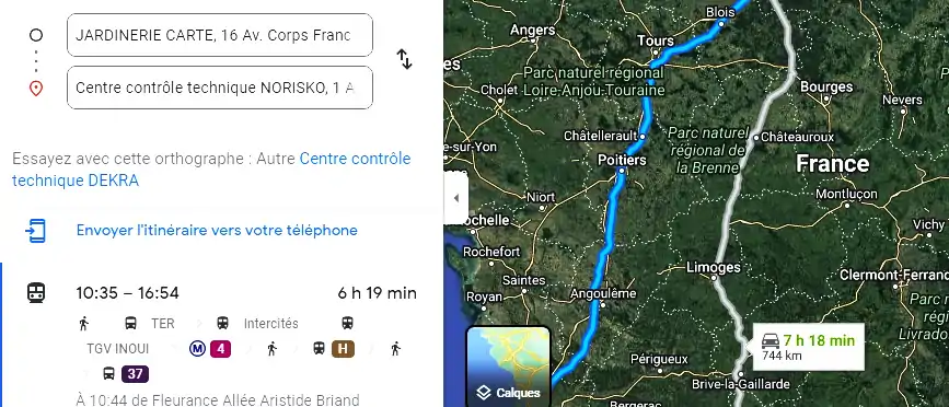 Prix contrôle technique à Lectoure