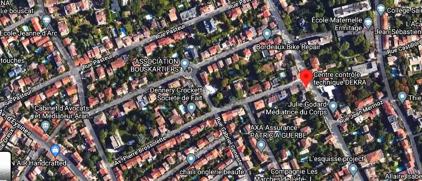 Prix contrôle technique à Le Bouscat