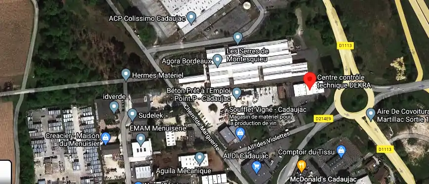 Prix contrôle technique à Cadaujac