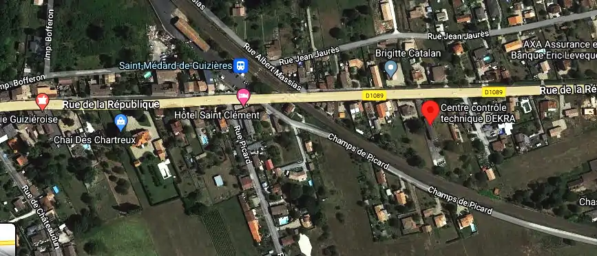 Prix contrôle technique à Saint-Médard-de-Guizières