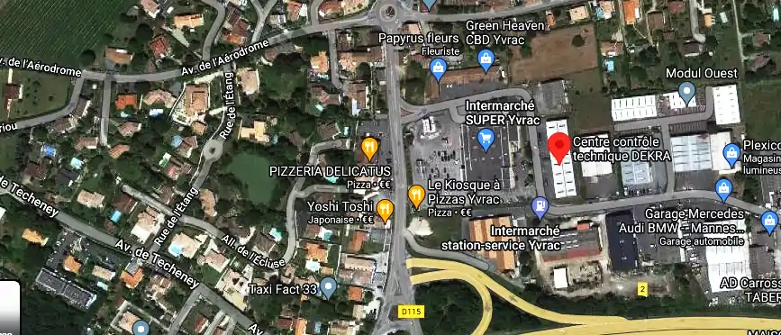 Prix contrôle technique à Yvrac